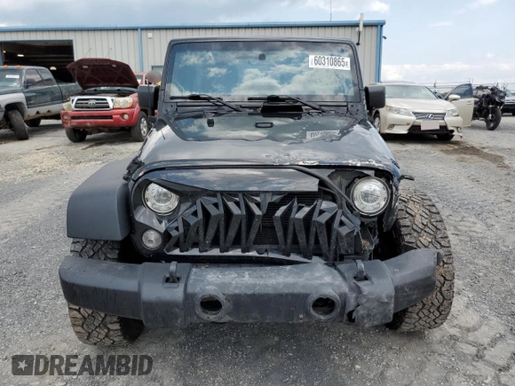 2017 Jeep Wrangler Unlimited Sport with VIN 1C4BJWDG3HL738241, listed as a Copart auction lot 60310865 with 113,526 mi miles and Salvage title. Bid and sale history available at DreamBid. Image 5.