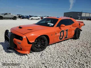 2019 Dodge Challenger R/T Scat Pack with VIN 2C3CDZFJ2KH719596, listed as a Copart auction lot 46696455 with 29,629 mi miles and Salvage Title. Bid and sale history available at carsss.com. Image 1.