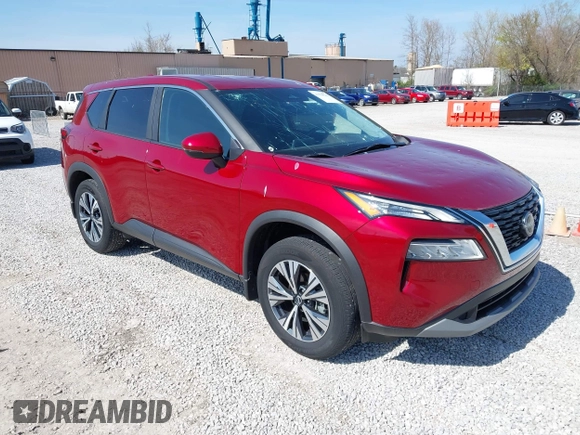2023 Nissan Rogue SV with VIN 5N1BT3BB1PC691530, listed as a IAAI auction lot 41928223 with 26,279 mi miles. Bid and sale history available at carsss.com. Image 1.