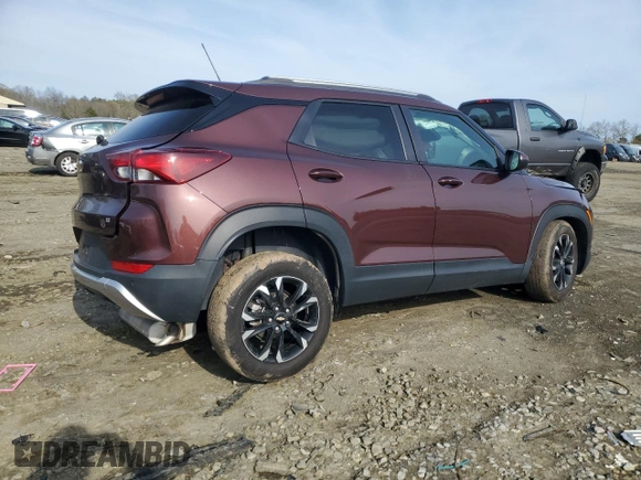 2023 Chevrolet TrailBlazer LT with VIN KL79MRSL4PB062018, listed as a Copart auction lot 53191905 with Not Provided miles and Salvage Title. Bid and sale history available at DreamBid. Image 3.