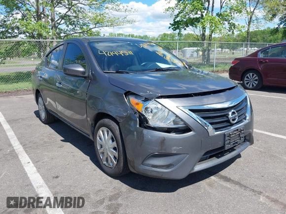2019 Nissan Versa SV with VIN 3N1CN7AP6KL872565, listed as a IAAI auction lot 42194591 with 86,504 mi miles and . Bid and sale history available at DreamBid. Image 6.
