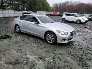 2017 Infiniti Q50 2.0t Premium with VIN JN1CV7ARXHM680324, listed as a Copart auction lot 49944555 with 100,630 mi miles and Salvage Title. Bid and sale history available at carsss.com. Image 11.