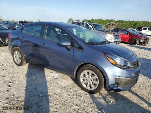 2016 Kia Rio LX with VIN KNADM4A32G6691557, listed as a Copart auction lot 53624835 with 111,274 mi miles and Clean Title. Bid and sale history available at carsss.com. Image 4.