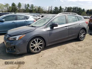 2019 Subaru Impreza Limited with VIN 4S3GTAU69K3758561, listed as a Copart auction lot 53990565 with 76,588 mi miles and Salvage Title. Bid and sale history available at carsss.com. Image 1.