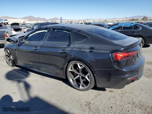 2024 Audi RS 5 Sportback with VIN WUAAWCF50RA901631, listed as a Copart auction lot 80580554 with 0 mi miles and Salvage Title. Bid and sale history available at carsss.com. Image 2.
