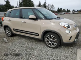 2014 FIAT 500L Trekking with VIN ZFBCFADH3EZ018502, listed as a Copart auction lot 48713985 with 63,939 mi miles and Clean Title. Bid and sale history available at DreamBid. Image 4.