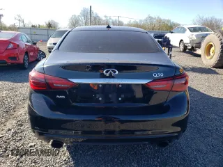 2018 Infiniti Q50 Luxe with VIN JN1EV7AR6JM443389, listed as a Copart auction lot 53515455 with 132,762 mi miles and Clean title. Bid and sale history available at DreamBid. Image 6.
