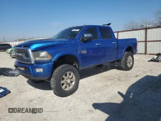 2012 Ram 2500 Laramie Longhorn with VIN 3C6UD5GLXCG185281, listed as a Copart auction lot 45575155 with 218,321 mi miles and Salvage Title. Bid and sale history available at carsss.com. Image 1.