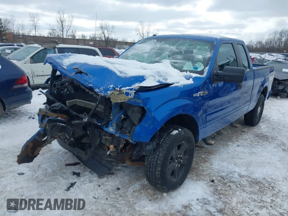 2014 Ford F-150 XL with VIN 1FTFX1EFXEKG30547, listed as a IAAI auction lot 41582539 with 117,314 mi miles. Bid and sale history available at carsss.com. Image 6.