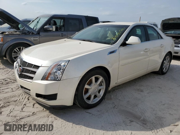 2009 Cadillac CTS RWD w/1SA with VIN 1G6DF577990147563, listed as a Copart auction lot 76090504 with 0 mi miles and Non Repairable. Bid and sale history available at carsss.com. Image 1.