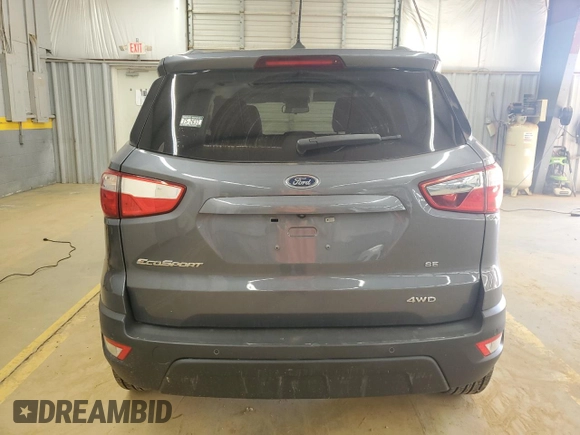 2019 Ford EcoSport SE with VIN MAJ6S3GLXKC294844, listed as a Copart auction lot 50690425 with 68,286 mi miles and Salvage Title. Bid and sale history available at carsss.com. Image 6.