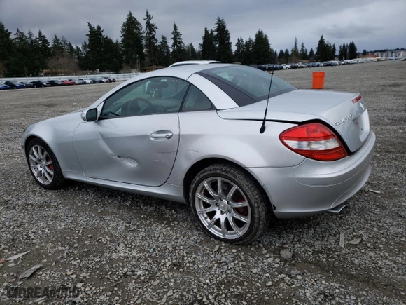 2006 Mercedes-Benz SLK-Class 3.5L with VIN WDBWK56FX6F101094, listed as a Copart auction lot 47838895 with 102,273 mi miles and Salvage Title. Bid and sale history available at carsss.com. Image 2.
