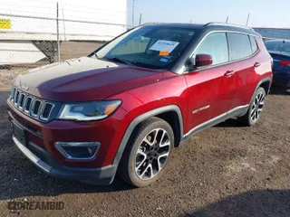 2020 Jeep Compass Limited with VIN 3C4NJCCB5LT218640, listed as a IAAI auction lot 41218825 with 48,097 mi miles. Bid and sale history available at carsss.com. Image 2.