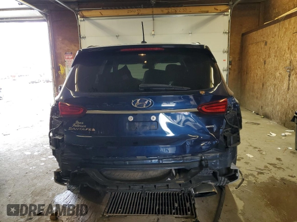 2019 Hyundai Santa Fe SE with VIN 5NMS2CAD9KH098017, listed as a Copart auction lot 64760335 with 48,456 mi miles and Salvage title. Bid and sale history available at DreamBid. Image 6.