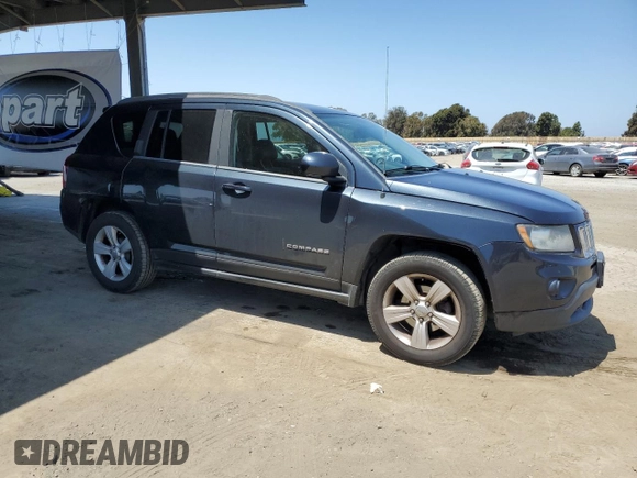 2014 Jeep Compass Latitude with VIN 1C4NJCEB2ED650933, listed as a Copart auction lot 55474685 with 175,697 mi miles and Clean Title. Bid and sale history available at carsss.com. Image 4.