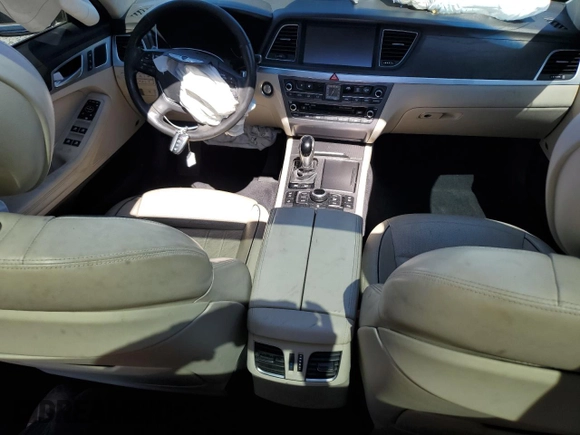 2015 Hyundai Genesis 3.8L with VIN KMHGN4JE9FU100015, listed as a Copart auction lot 53391925 with Not Provided miles and Salvage Title. Bid and sale history available at carsss.com. Image 8.