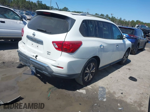2017 Nissan Pathfinder SV with VIN 5N1DR2MM2HC689187, listed as a IAAI auction lot 41737686 with 103,024 mi miles and . Bid and sale history available at DreamBid. Image 4.