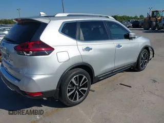 2019 Nissan Rogue SV with VIN 5N1AT2MT9KC712922, listed as a IAAI auction lot 41881530 with 21,489 mi miles and . Bid and sale history available at DreamBid. Image 4.