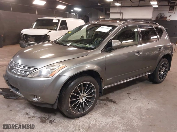 2007 Nissan Murano SL with VIN JN8AZ08W57W625573, listed as a IAAI auction lot 41911505 with 193,276 mi miles. Bid and sale history available at carsss.com. Image 2.