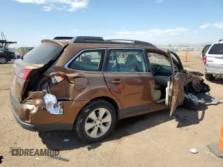 2012 Subaru Outback 2.5i with VIN 4S4BRCAC9C1291746, listed as a Copart auction lot 60320095 with 105,276 mi miles and Salvage title. Bid and sale history available at DreamBid. Image 3.