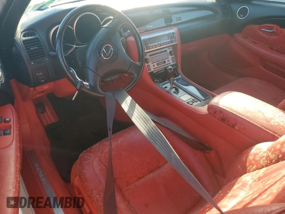 2007 Lexus SC 430 with VIN JTHFN45YX79011643, listed as a Copart auction lot 77860834 with Not Provided miles and Salvage Title. Bid and sale history available at DreamBid. Image 8.