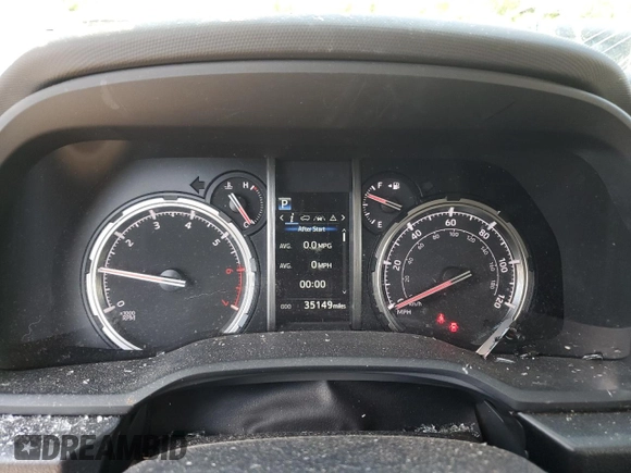 2022 Toyota 4Runner TRD Sport with VIN JTESU5JR2N6053239, listed as a Copart auction lot 60829755 with 35,149 mi miles and Salvage title. Bid and sale history available at DreamBid. Image 9.