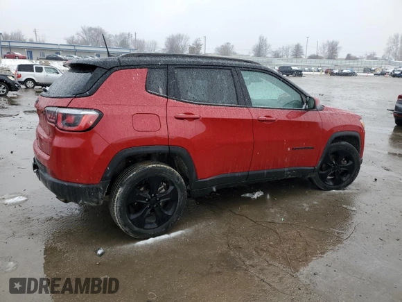 2019 Jeep Compass Altitude z VIN 3C4NJDBB9KT683346, wystawiony jako Copart lot #45036815 z przebiegiem 59 833 mil mil oraz Szkoda całkowita • Salvage title. Historia ofert i sprzedaży dostępna na DreamBid. Obrazek 3.