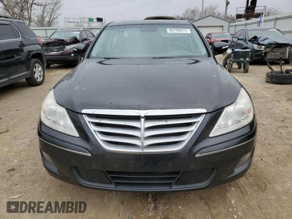 2011 Hyundai Genesis with VIN KMHGC4DE5BU115204, listed as a Copart auction lot 86796014 with 173,990 mi miles and Salvage Title. Bid and sale history available at carsss.com. Image 5.