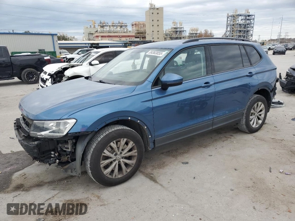 2018 Volkswagen Tiguan S with VIN 3VV0B7AX6JM105107, listed as a Copart auction lot 89363855 with 127,860 mi miles and Salvage title. Bid and sale history available at DreamBid. Image 1.