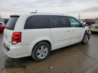 2013 Dodge Grand Caravan Crew with VIN 2C4RDGDG5DR740098, listed as a Copart auction lot 84491644 with 146,400 mi miles and Salvage Title. Bid and sale history available at DreamBid. Image 3.