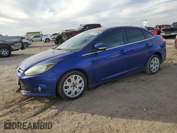 2013 Ford Focus Titanium with VIN 1FADP3J27DL169926, listed as a Copart auction lot 42862955 with 127,908 mi miles and Salvage Title. Bid and sale history available at carsss.com. Image 1.