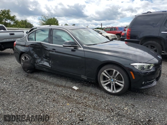 2018 BMW 3 Series 330i xDrive with VIN WBA8D9C52JA616441, listed as a Copart auction lot 57772975 with 55,513 mi miles and Salvage title. Bid and sale history available at DreamBid. Image 4.