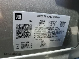 2024 Buick Encore GX Preferred с VIN KL4AMBSL9RB210202, выставлен на аукционе Copart как лот 58220735 с пробегом Не указан миль и Списание • Salvage title. История ставок и продаж доступна на DreamBid. Изображение 13.