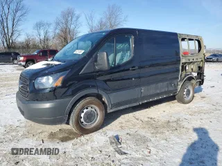 2017 Ford Transit with VIN 1FTYE1YM8HKA87681, listed as a Copart auction lot 80214494 with 62,190 mi miles and Salvage title. Bid and sale history available at DreamBid. Image 1.