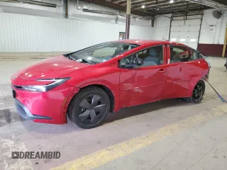 2024 Toyota Prius LE with VIN JTDADABU6R3012325, listed as a Copart auction lot 48787865 with 18,797 mi miles and Salvage Title. Bid and sale history available at carsss.com. Image 1.