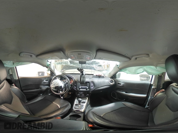 2018 Jeep Compass Altitude with VIN 3C4NJDBBXJT131563, listed as a Copart auction lot 53225344 with 85,060 mi miles and Salvage Title. Bid and sale history available at carsss.com. Image 14.