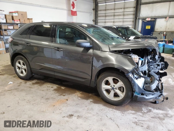2016 Ford Edge SE with VIN 2FMPK3G96GBB63111, listed as a Copart auction lot 53994555 with Not provided miles and Salvage title. Bid and sale history available at DreamBid. Image 4.