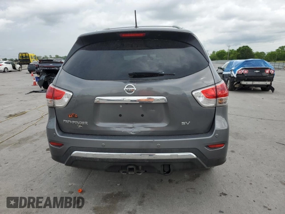 2015 Nissan Pathfinder SV with VIN 5N1AR2MN0FC644645, listed as a Copart auction lot 54416355 with 132,598 mi miles and Clean title. Bid and sale history available at DreamBid. Image 6.