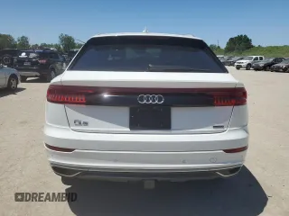 2019 Audi Q8 Premium with VIN WA1AVAF11KD010330, listed as a Copart auction lot 57493724 with 112,971 mi miles and Salvage title. Bid and sale history available at DreamBid. Image 6.
