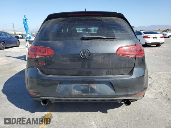 2017 Volkswagen GTI S z VIN 3VW547AU6HM048290, wystawiony jako Copart lot #55646065 z przebiegiem 83 581 mil mil oraz Szkoda całkowita • Salvage title. Historia ofert i sprzedaży dostępna na DreamBid. Obrazek 6.