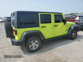 2016 Jeep Wrangler Unlimited Sport RHD with VIN 1C4BJWKG6GL321455, listed as a Copart auction lot 58785665 with 174,553 mi miles and Salvage title. Bid and sale history available at DreamBid. Image 3.