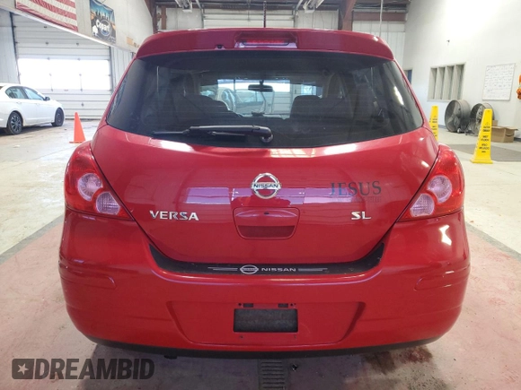 2009 Nissan Versa 1.8 SL with VIN 3N1BC13E79L372872, listed as a Copart auction lot 49442875 with 150,841 mi miles and Salvage Title. Bid and sale history available at carsss.com. Image 6.
