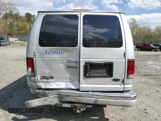 2001 Ford Econoline Passenger XL with VIN 1FBSS31L11HA59921, listed as a Copart auction lot 52931085 with 162,323 mi miles and Salvage title. Bid and sale history available at DreamBid. Image 6.