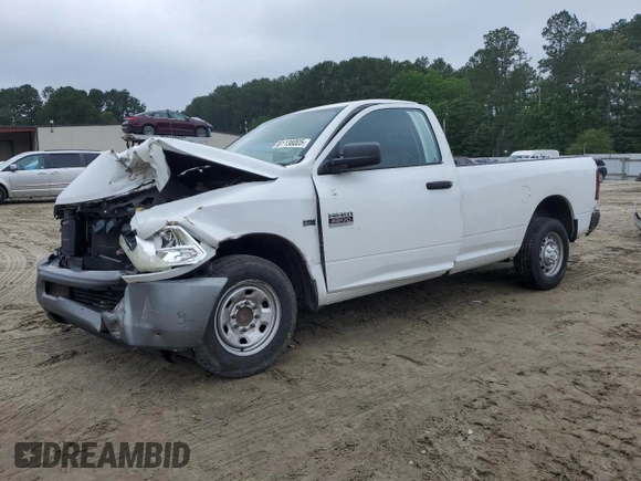2011 Ram 2500 ST with VIN 3D7LP2ET9BG589870, listed as a Copart auction lot 61138005 with 156,508 mi miles and Salvage title. Bid and sale history available at DreamBid. Image 1.