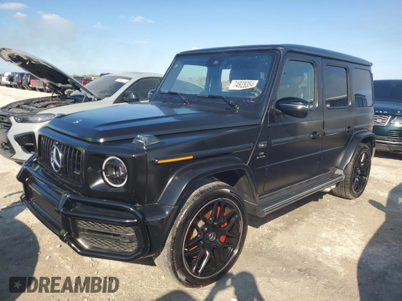 2024 Mercedes-Benz G 63 AMG with VIN W1NYC7HJ2RX513229, listed as a Copart auction lot 74928354 with Not Provided miles and Non Repairable. Bid and sale history available at DreamBid. Image 1.