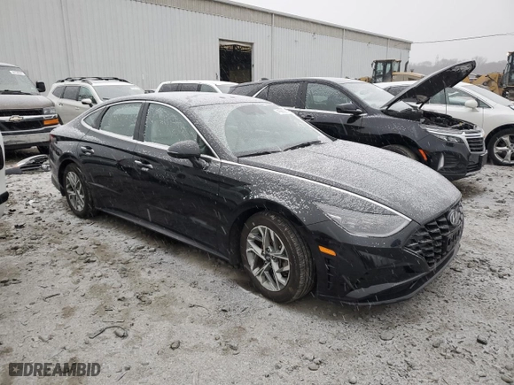 2023 Hyundai Sonata SEL with VIN KMHL64JA2PA301363, listed as a Copart auction lot 41366605 with 18,130 mi miles and Salvage Title. Bid and sale history available at carsss.com. Image 4.