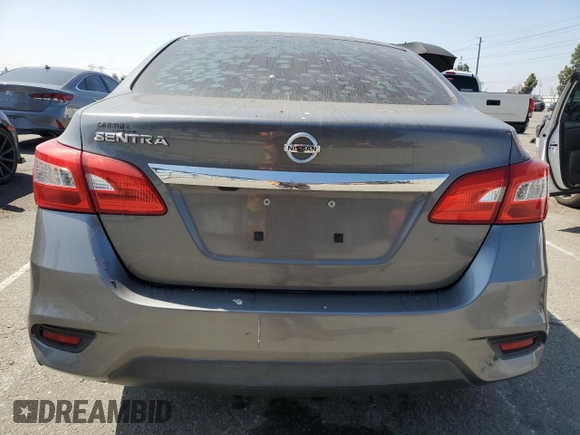 2018 Nissan Sentra S with VIN 3N1AB7AP9JY326568, listed as a Copart auction lot 54091895 with 131,708 mi miles and Salvage Title. Bid and sale history available at carsss.com. Image 6.