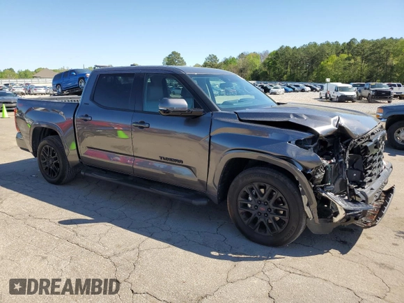 2022 Toyota Tundra SR5 with VIN 5TFLA5AB3NX009801, listed as a Copart auction lot 49465614 with 19,376 mi miles and Salvage title. Bid and sale history available at DreamBid. Image 4.