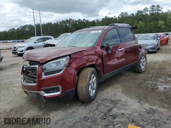 2015 GMC Acadia SLE with VIN 1GKKRPKD6FJ303640, listed as a Copart auction lot 51787665 with 52,426 mi miles and Clean Title. Bid and sale history available at carsss.com. Image 1.