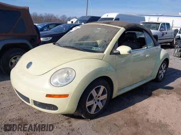 2006 Volkswagen Beetle with VIN 3VWRF31Y66M331955, listed as a IAAI auction lot 41780882 with 105,740 mi miles and . Bid and sale history available at DreamBid. Image 2.